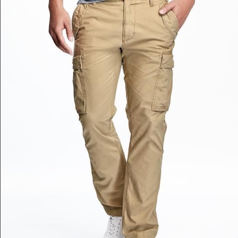 Old Navy Beige Cargo Pants 36x30